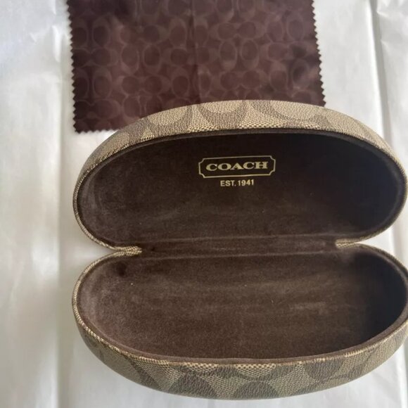 Authentic COACH Signature C's Eyeglasses & Sunglasses Case Holder - Pre-owned - Picture 2 of 3